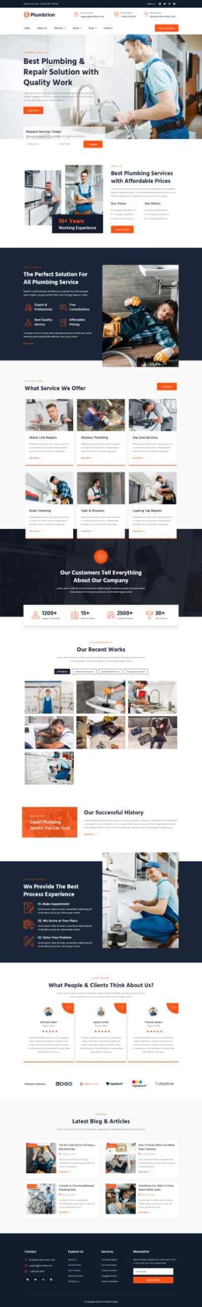 27 DiGi FireShot Capture 009 Home – Plumbing Services Template Kit templatekit.kulokale.com scaled
